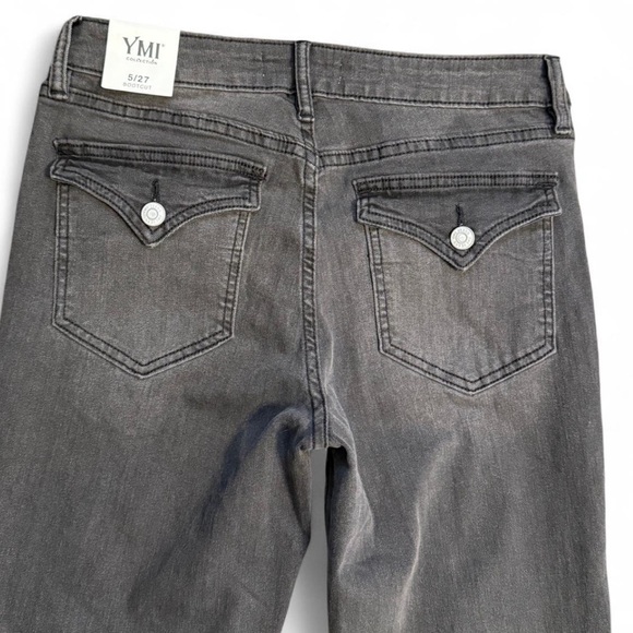 NWT Women's Gray Bootcut Jeans. Size 5/27 - Picture 3 of 7